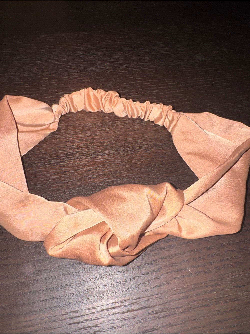 Target Peach Twisted Knot Elastic Headband